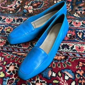 Enzo Angiolini Bright Blue Flats